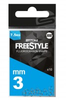 Spro Freestyle Reload Fluoro Snaps 3mm 3,5mm 4mm 4,5mm