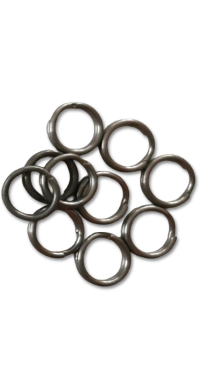 Pilkmaxx Rosco Sprengringe 17mm 220lbs (99kg) Edelstahl 10 Stück SALE