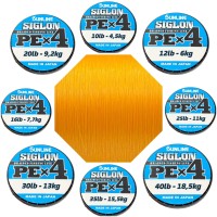 Sunline Siglon PE X 4 Orange je 10m 10lb 12lb 16lb 20lb 25lb 30lb 35lb 40lb