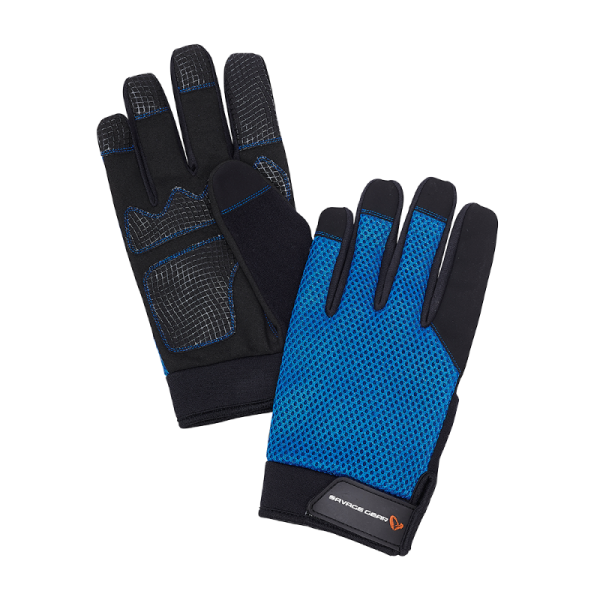 Savage Gear Aqua Mesh Glove Sea Blue Größe M L XL