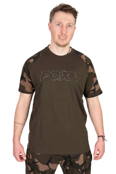 Fox T-Shirt Outline Khaki Camo S M L XL XXL XXXL