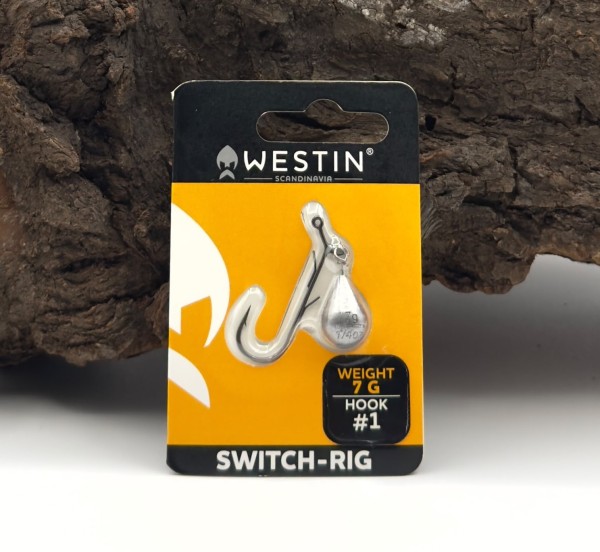 Westin Switch Rig Hook 7g Jig Haken mit Wechselgewicht Gr. 1 1/0