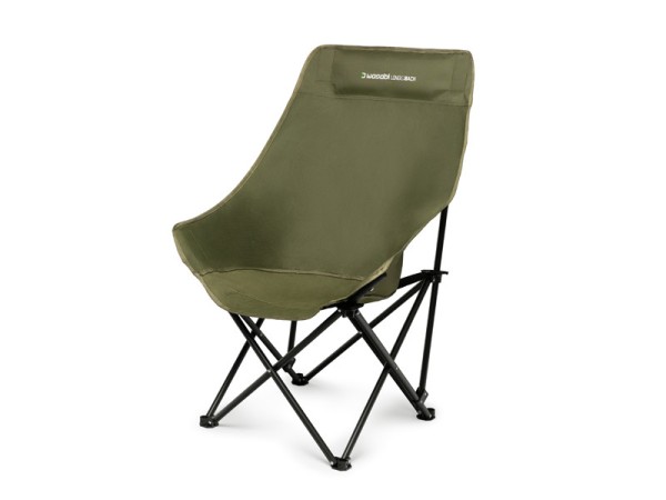 Delphin WASABI LONGback Kompakter Camping- & Angelstuhl