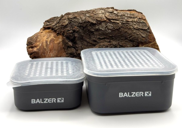 Balzer Madendose M600ml L1300ml PVC Köderdose mit Lüftungslöchern