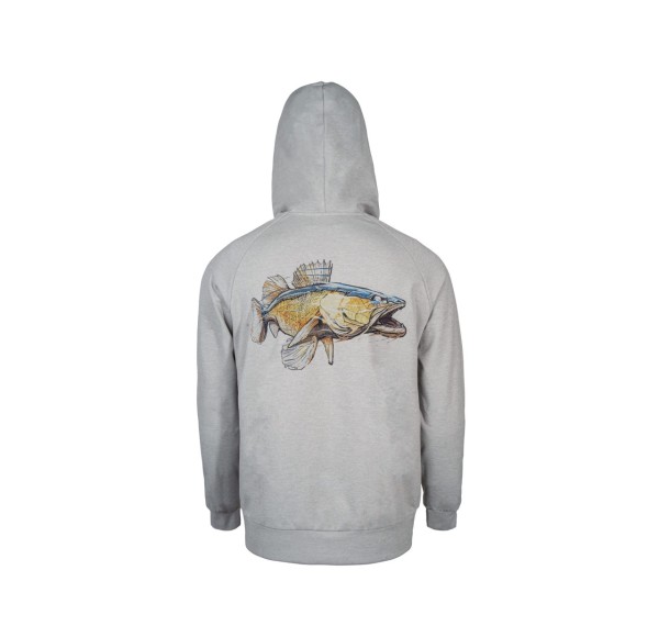 BKK Zander Hoodie Grau S M L XL XXL
