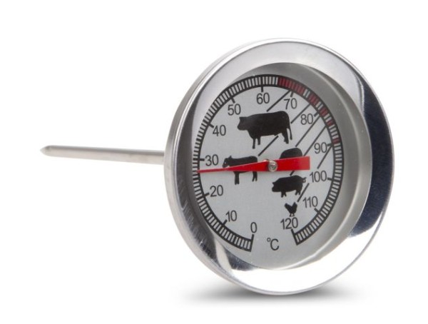 Saenger Grillthermometer mit Garpunktanzeige Edelstahl