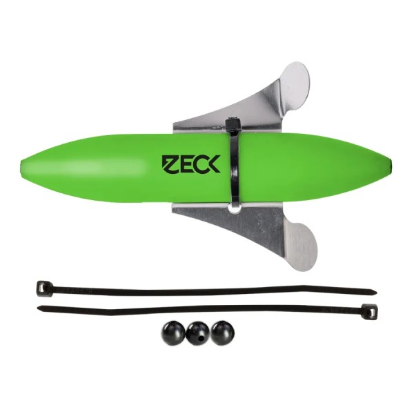 Zeck Wels Propeller U Float Solid Green 10g 15g 20g 30g 40g