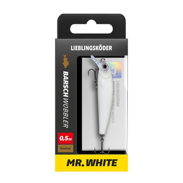 Lieblingsköder Barschwobbler 50mm 3,8g 0,5m Tauchtiefe Floating 16 Farben