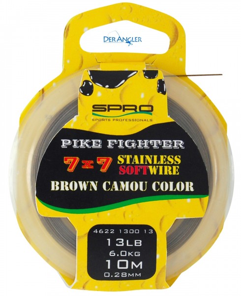 Spro Predator 7x7 BROWN SOFT WIRE 10m 13LB
