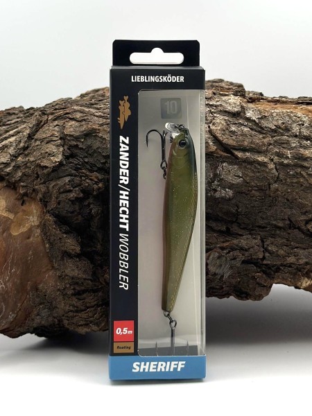 Lieblingsköder Zander/Hecht-Wobbler 10cm 15,0g 0,5m Tauchtiefe Floating 16 Farben