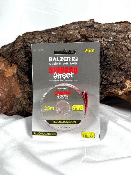 Balzer Shirasu Street Fluorocarbon 25m Spule 0,16-0,50mm 2,4-14,2kg