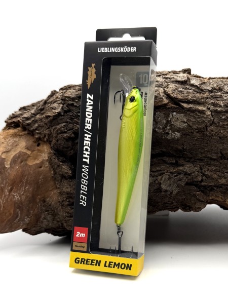 Lieblingsköder Zander/Hecht-Wobbler 10cm 15,5g 2m Tauchtiefe Floating 16 Farben