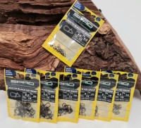 Spro Matt Black HD Snap Gr. 3,5mm 4,5mm 5mm 6mm 7mm 8,5mm 9,5mm 15 Stück Spro Matt Black HD Snap Gr. 3,5mm 4,5mm 5mm 6mm 7mm 8,5mm 9,5mm 15 Stück