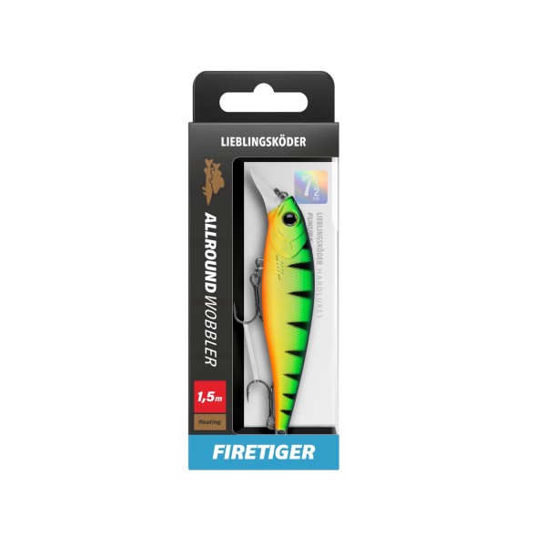 Lieblingsköder Allround Wobbler 75mm 9,4g Floating 16 Farben