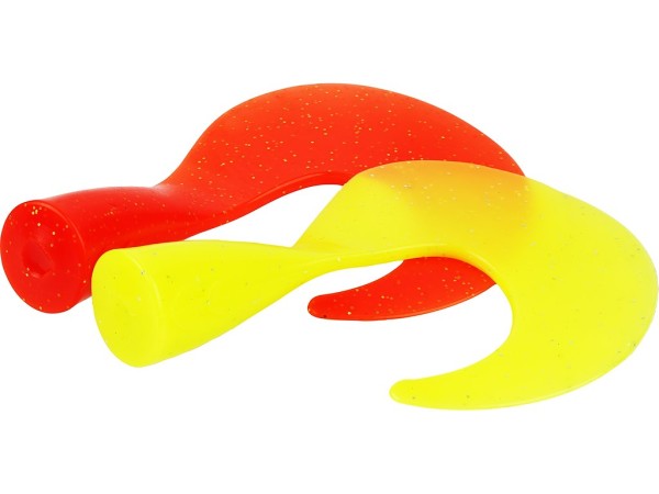 Westin Swim Tail Spare Curltail 9cm 8g Twisterschwanz Orange/Fluo & Gold/Silver