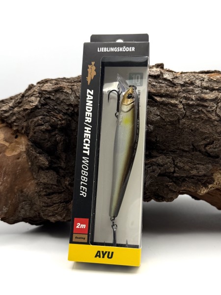 Lieblingsköder Zander/Hecht-Wobbler 10cm 15,5g 2m Tauchtiefe Floating 16 Farben