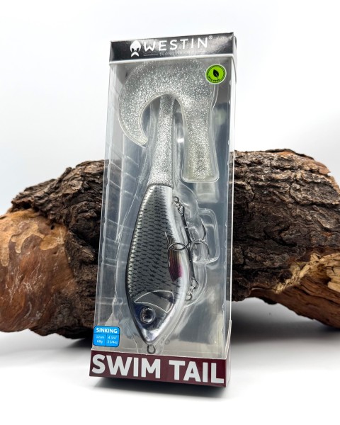 Westin Swim Tail Hybrid 12cm 68g Sinking 2 Tails 8 Farben