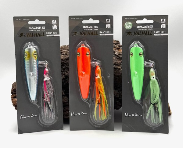 Balzer Valhall Raichiku 200g Blau-Silber Fluo-Orange Luminous Rainer Korn