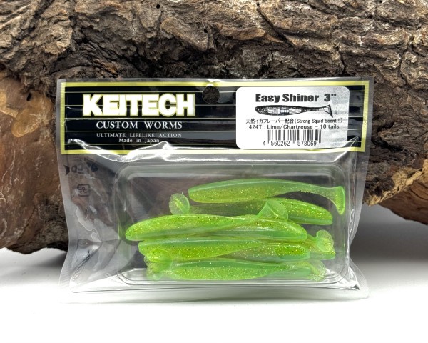 Keitech 3" Easy Shiner Barsch-Alarm 28 Farben UV Aktiv 7,2cm