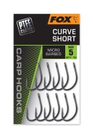 Fox Curve Short PTFE Karpfenhaken Micro Barbed Größe 2 4 6