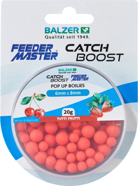Balzer Catch Boost Method Feeder Pop Ups Boilies 6mm & 8mm
