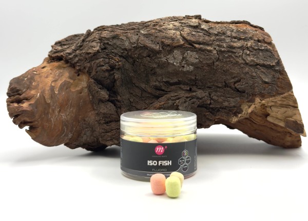 Mainline Fluoro Dumbell Wafters 12x15mm Pink Gelb Weiß 150ml Dose