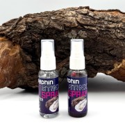 Delphin STINX SPRAY Predator Dip Spray Auster rot transparent 30ml Lockspray Delphin STINX SPRAY Predator Dip Spray Auster rot transparent 30ml Lockspray