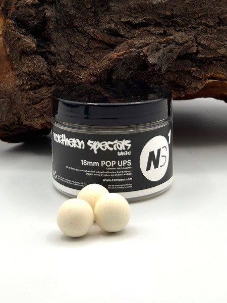 CC Moore NS1 White Pop Ups 18mm 25 Stück + Booster