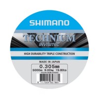Shimano Technium Invisitec A Mono 0,305mm 9,00kg 19.80Lb 5000m Grey