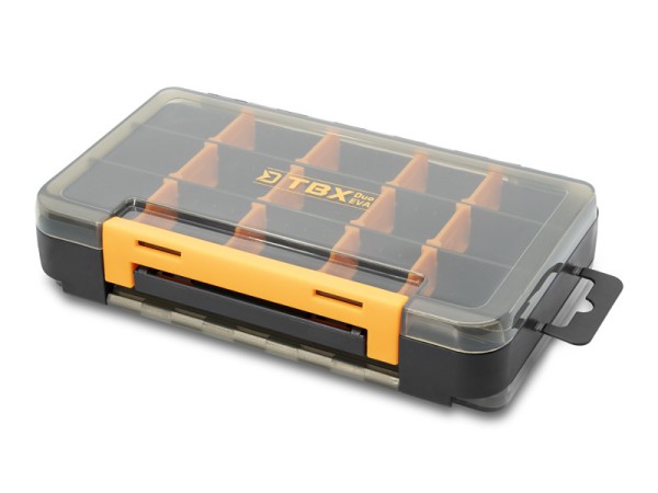 Delphin TBX Duo 175-15P EVA Kunstköderbox beidseitig 175x105x38mm