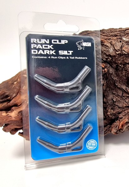 Nash Run Clip Pack Dark Silt 4 Stück