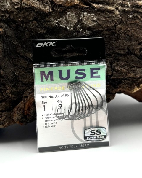 BKK Muse Finesse Allround Worm Hook Offset Haken