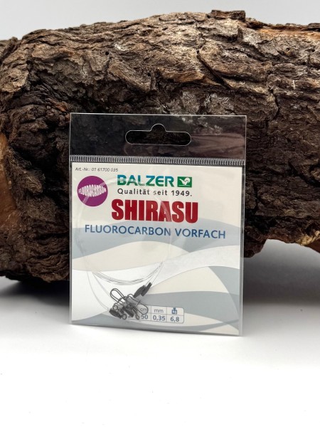 Balzer Shirasu Fluorocarbon Vorfach Wirbeltonne & Snap
