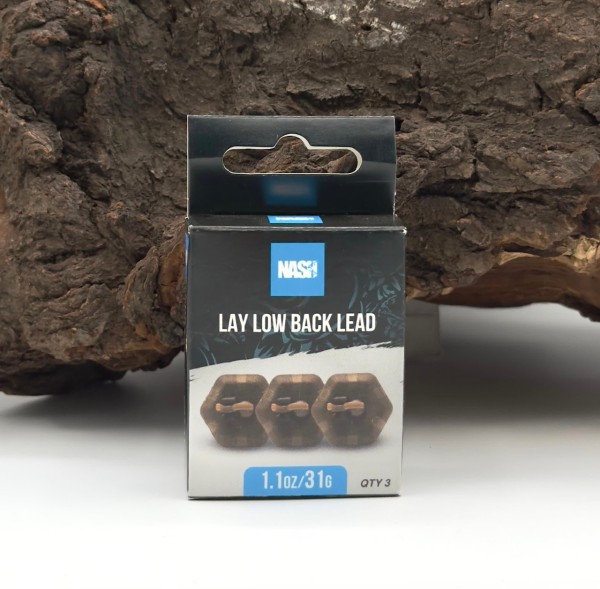 Nash Lay Low Back Lead 1,1oz 31g Absenkblei 3 Stück