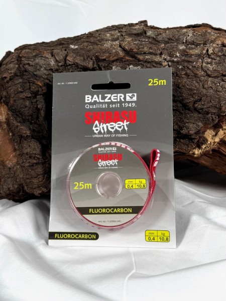 Balzer Shirasu Street Fluorocarbon 25m Spule 0,16-0,50mm 2,4-14,2kg