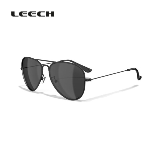 Leech M1 ATW1 Black Polarisationsbrille mit grauen TAC-Gläsern 100%UVA Schutz