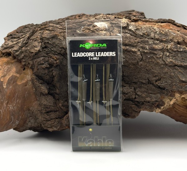 Korda Leadcore Leader Heli Gravel Brown