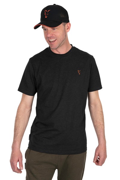 Fox Collection T Black & Orange T-Shirt S M L XL XXL XXXL