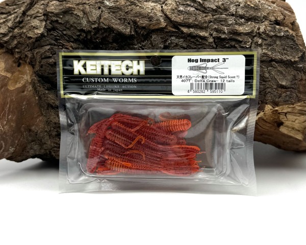 Keitech 3" Hog Impact ca. 7cm 1,4g 17 Farben BA-Edition SALE