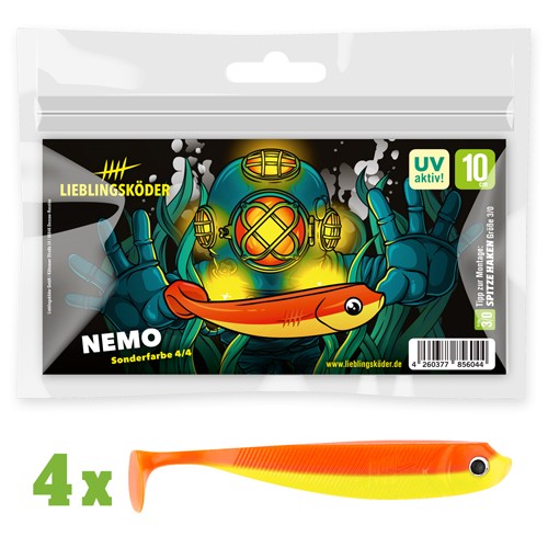 Lieblingsköder Green Lemon Rocky Nemo Heartbreaker 10cm