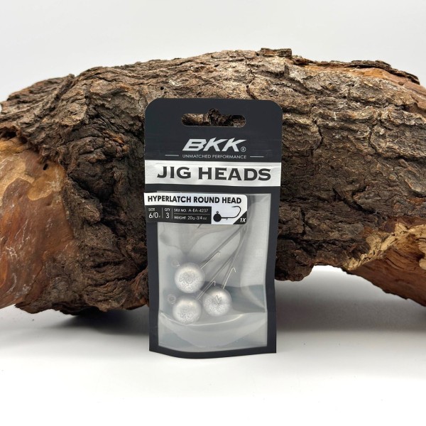 BKK Hyperlatch Round Head 6/0 Jighaken 5g - 25g mit Baitholder