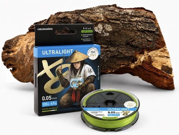 Lieblingsköder 8x geflochtene Zielfisch Schnur Chartreuse Distanzmarkierung