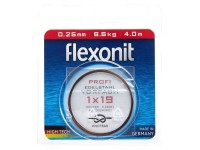 4 m flexonit Stahlvorfach 1x19 - 6,6 kg (0,25 mm) 4 m flexonit Stahlvorfach 1x19 - 6,6 kg (0,25 mm)