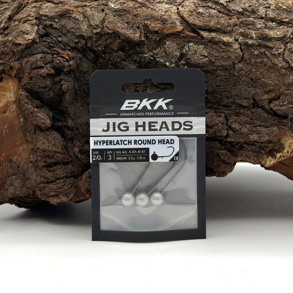 BKK Hyperlatch Round Head 2/0 Jighaken 3,5g - 20g mit Baitholder