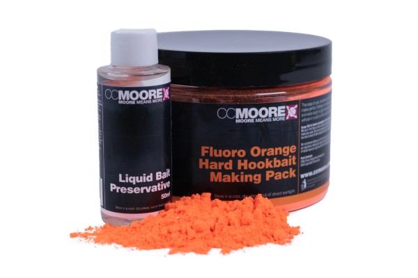 CCmoore Fluoro Orange Hard Hookbait Making Pack