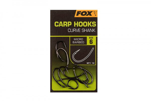 Fox Carp Hooks Curve Shank Größe 2 4 6 8