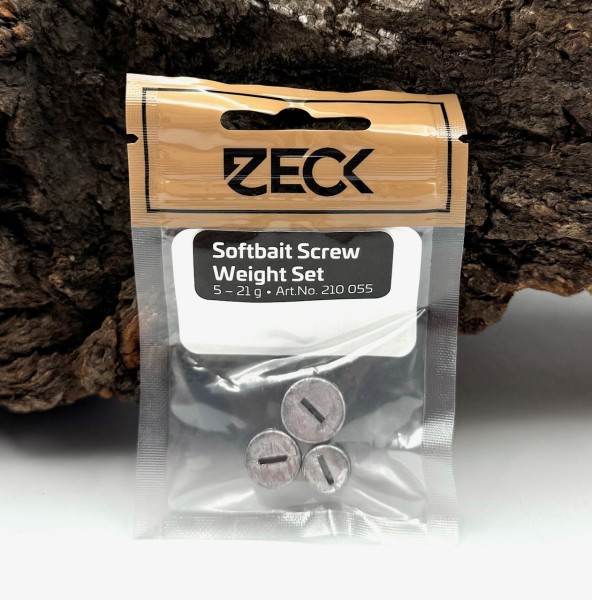 Zeck Softbait Screw Weight Set Raubfischsystem 5-21g