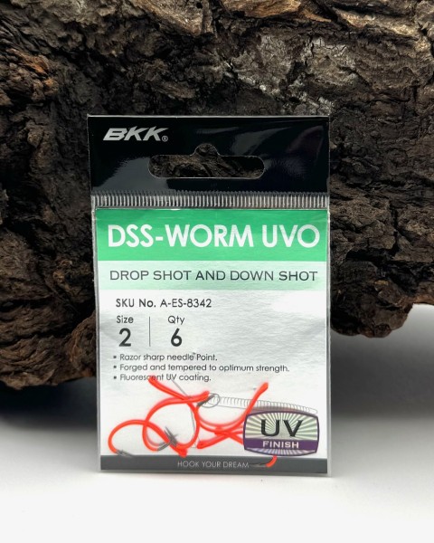 BKK DSS-Worm UVO Dropshot & Split Shot Haken