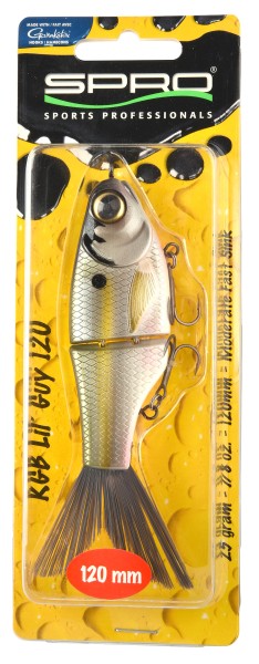 Spro KGB LIL´GUY 120 3 Farben Swimbait
