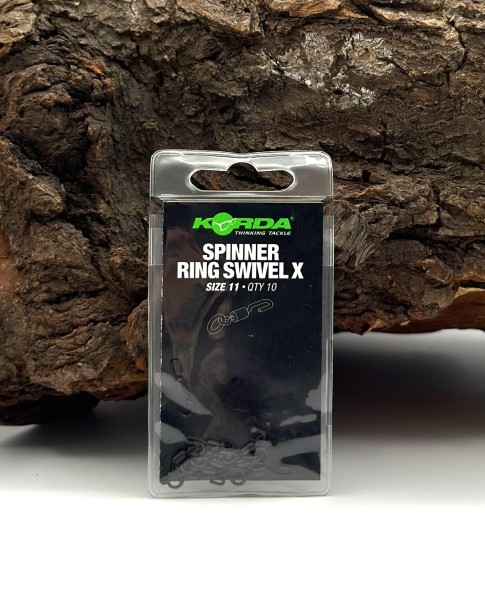 Korda Spinner Ring Swivel X Size 11 Extra starker Spinner-Wirbel